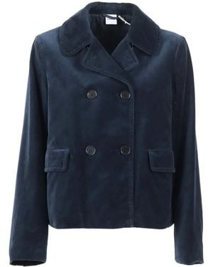 Aspesi Chaqueta con doble botonadura - Azul