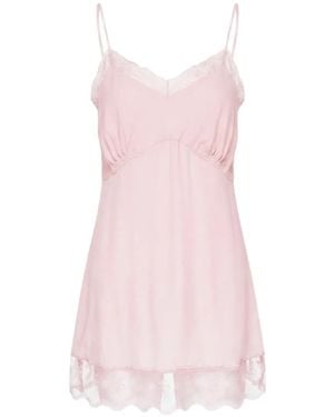 Simone Rocha Lace-Trim Camisole Top - Pink