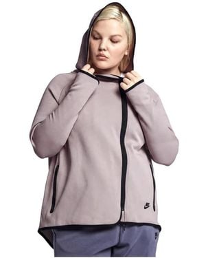 Nike Logo-Detail Hoodie - White