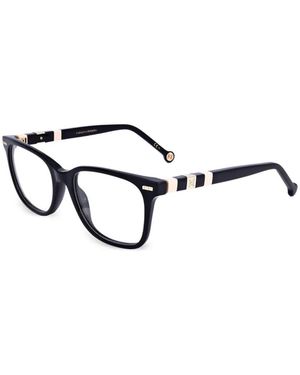 Carolina Herrera Logo-Plaque Rectangle-Frame Glasses - White