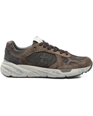 Premiata Mase Paneled Sneakers - Gray