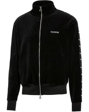 PUMA Kooples Velour Track Top - Black