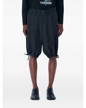 Yohji Yamamoto Drawstring Shorts - Blue