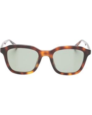 Saint Laurent Square-Frame Sunglasses - Metallic