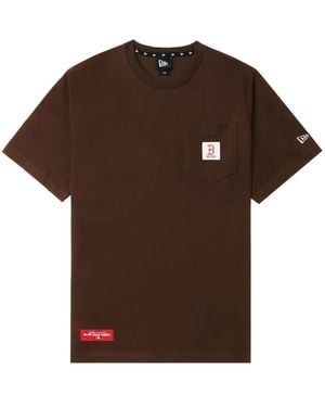 KTZ Pocket-Detail T-Shirt - Brown