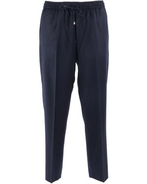 Briglia 1949 Elasticated-Waistband Pants - Blue
