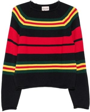 Semicouture Striped Sweater - Red