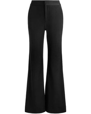 Alice + Olivia Pantalon Palazzo Nessi À Rayures Latérales - Noir