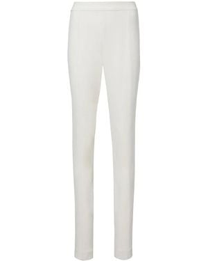 Proenza Schouler Bi-stretch Crepe Slim Trousers - White