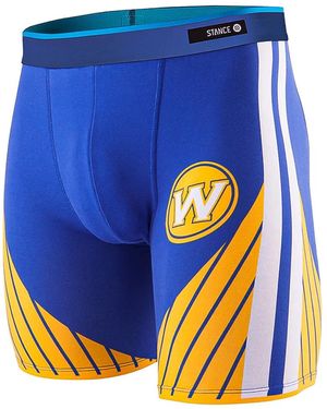 Stance Golden State Warriors Logo-Print Boxer Briefs - Blue