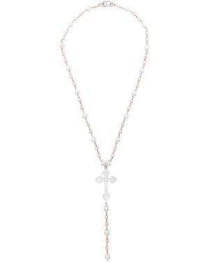 DARKAI Collana Pearls Rosary - Bianco