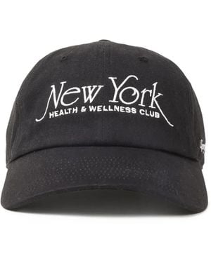 Sporty & Rich Ny 94 Embroidered Cap - Black