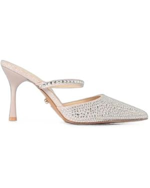 Twentyfourhaitch Mango Mules - White