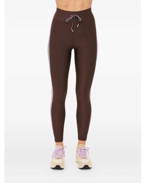 The Upside Oxford Side-Stripe Track Pants - Brown