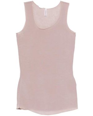 Daniele Fiesoli Scoop-Neck Top - Pink