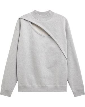 Louis-Gabriel Nouchi Sweatshirt Mit Asymmetrischem Schnitt - Grau