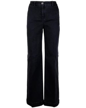 Via Masini 80 Wide-Leg Jeans - Blue