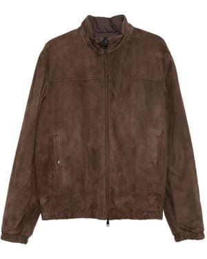 Moncler Suede jacket - Braun