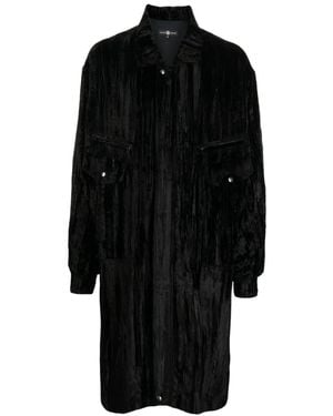 Edward Crutchley Velvet Coat - Black