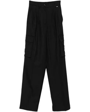 Herno Pleated Cargo Pants - Black