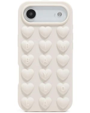 Bimba Y Lola Heart-Motif Phone Case - White