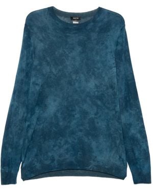 Avant Toi Crew-Neck Jumper - Blue