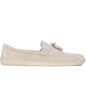 Be Lenka Mocasines Slip-On Con Detalle De Borlas - Blanco