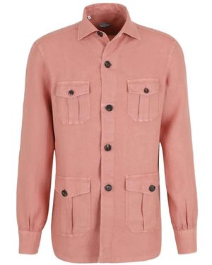 Vincenzo Di Ruggiero Four-Pocket Shirt Jacket - Pink