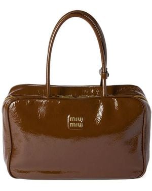 Miu Miu Beau Tote Bag - Braun