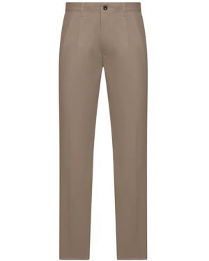 Incotex Straight Leg Tailored Trousers - Grey