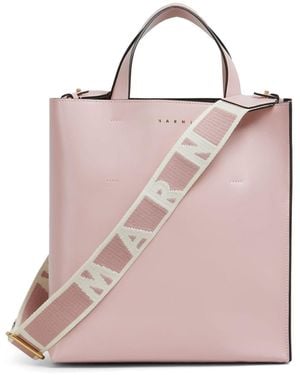 Marni Small Museo Tote Bag - Pink