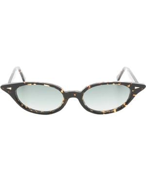 Ahlem Tortoiseshell-Pattern Sunglasses - White