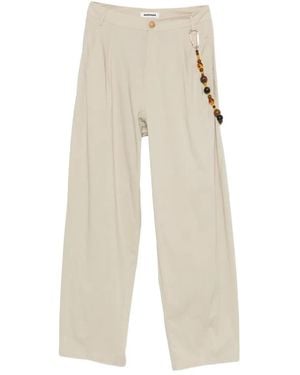 DARKPARK Beaded Trousers - White