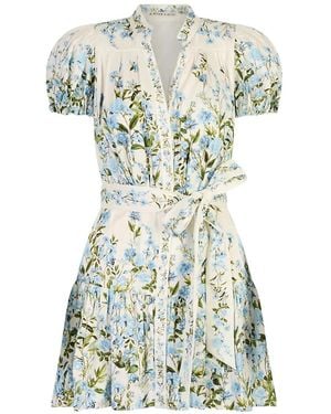 Alice + Olivia Floral-Print Belted Dress - Green