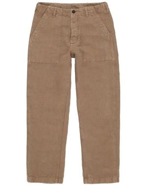Fortela Newfatigue Patch-Pocket Trousers - Natural