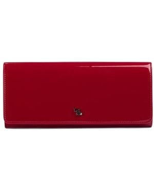 Le Silla Patent-Finish Clutch Bag - Red