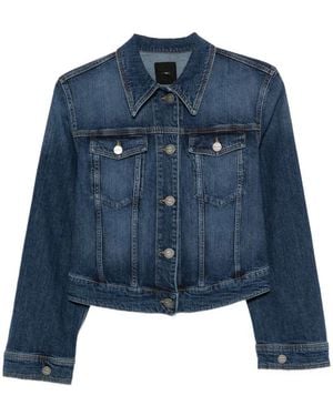 Pinko Ganimede Flap-Pocket Jacket - Blue