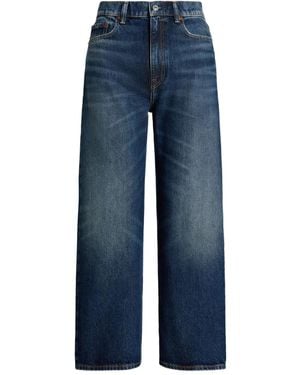 Polo Ralph Lauren Wd Lg Crp-Ankle-Wide - Blue