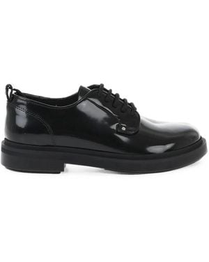 Ami Paris Derby-Schuhe Aus Lackleder - Schwarz