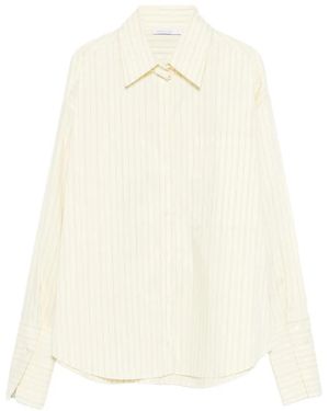 Patrizia Pepe Chemise À Rayures - White