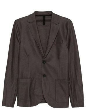 Harris Wharf London Blazer Met Enkele Rij Knopen - Zwart