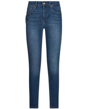Liu Jo Pocket-Embroidery Skinny Jeans - Blue