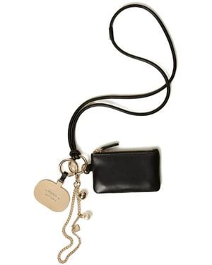 Twinset Charm Detail Coin Holder - White