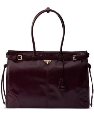 Prada Borsa Bonnie Grande - Viola
