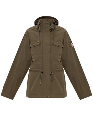 Moncler Serin Hooded Jacket - Natural