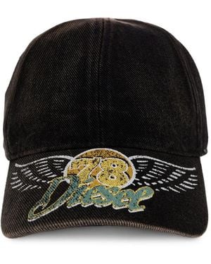 DIESEL Cappello Da Baseball C-Zanzy Con Logo - Nero