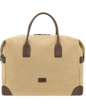 BOGGI Zipped Travel Holdall - Natural