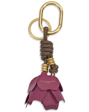 Gianni Chiarini Desert Flower Leather Charm - Pink