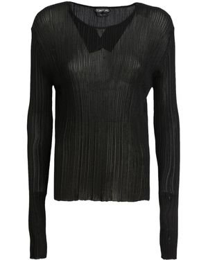 Tom Ford クルーネック プルオーバー - ブラック