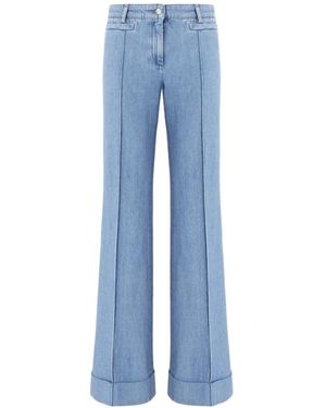 Missoni Jeans Met Omgeslagen Pijpen - Blauw